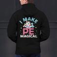 PE Teacher Unicorn I Make PE Magical Men's Hoodie Back Print, Pe Teacher Hoodies, gift for family, gift for coworker PE Teacher Unicorn I Make PE Magical Men's Hoodie Back Print, Pe Teacher Hoodies, gift for family, gift for coworker
