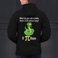 Pi Day Puns Pithon Math Teacher Jokes Women Men Kids Men's Hoodie Back Print, gift for family, gift for coworker