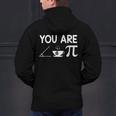 Pi Day Shirt Women Teacher 2022 Math Cutie Pie Acute Tea Pie Men's Hoodie Back Print, gift for family, gift for coworker