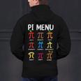 Pi Menu 314 Pi Symbol Math Teacher Happy Pi Day Men's Hoodie Back Print, gift for family, gift for coworker