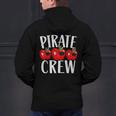 Pirate Crew Pirate Teacher Team Squad Talk Like A Pirate Day For Men Women Kids Men's Hoodie Back Print, gift for family, gift for coworker