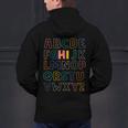 Pre K Kindergarten Hi Alphabet Back To School Teachers Men Women Girls Kids Men's Hoodie Back Print, gift for family, gift for coworker
