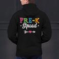 Pre-K Squad Teacher Student Kids Preschool Back To School Men's Hoodie Back Print, gift for family, gift for coworker Pre-K Squad Teacher Student Kids Preschool Back To School Men's Hoodie Back Print, gift for family, gift for coworker