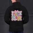 Preppy Third Grade Back To School Teacher Girl Kid Men's Hoodie Back Print, gift for family, gift for coworker
