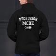 Professor Mode On Academic Educator Teacher Men's Hoodie Back Print, gift for family, gift for coworker Professor Mode On Academic Educator Teacher Men's Hoodie Back Print, gift for family, gift for coworker