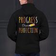 Progress Over Perfection Teacher Pencil Back-To-School Men's Hoodie Back Print, gift for family, gift for coworker Progress Over Perfection Teacher Pencil Back-To-School Men's Hoodie Back Print, gift for family, gift for coworker