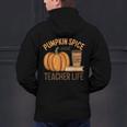 Pumpkin Spice And Teacher Life Halloween Teacher Men's Hoodie Back Print, gift for family, gift for coworker Pumpkin Spice And Teacher Life Halloween Teacher Men's Hoodie Back Print, gift for family, gift for coworker