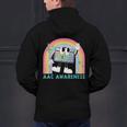 Rainbow AAC Awareness Month SPED Teacher SLP Communication Men's Hoodie Back Print, gift for family, gift for coworker Rainbow AAC Awareness Month SPED Teacher SLP Communication Men's Hoodie Back Print, gift for family, gift for coworker