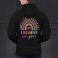 Rainbow I Believe In You Teacher Testing Day Men's Hoodie Back Print, gift for family, gift for coworker Rainbow I Believe In You Teacher Testing Day Men's Hoodie Back Print, gift for family, gift for coworker