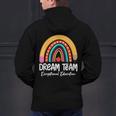 Rainbow Pencil Dream Exceptional Education Team SPED Teacher Men's Hoodie Back Print, gift for family, gift for coworker Rainbow Pencil Dream Exceptional Education Team SPED Teacher Men's Hoodie Back Print, gift for family, gift for coworker