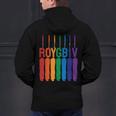 Rainbow Roygbiv Kids Artist Costume Art Teacher Men's Hoodie Back Print, gift for family, gift for coworker Rainbow Roygbiv Kids Artist Costume Art Teacher Men's Hoodie Back Print, gift for family, gift for coworker