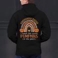 Rainbow I Teach The Cutest Pumpkins Kindergarten Teacher Men Women Men's Hoodie Back Print, gift for family, gift for coworker