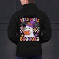 Read More Books Ghost Reading Book Teacher Halloween Men's Hoodie Back Print, gift for family, gift for coworker