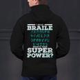 I Read Braille Tell Me Your Superpower Braille Teacher For Men Women Men's Hoodie Back Print, gift for family, gift for coworker I Read Braille Tell Me Your Superpower Braille Teacher For Men Women Men's Hoodie Back Print, gift for family, gift for coworker