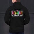 Reading Specialist Back To School Reading Teacher Men's Hoodie Back Print, gift for family, gift for coworker Reading Specialist Back To School Reading Teacher Men's Hoodie Back Print, gift for family, gift for coworker