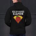 Real Superheroes Don't Wear Capes Teacher Shirt Teaching Te Men's Hoodie Back Print, gift for family, gift for coworker Real Superheroes Don't Wear Capes Teacher Shirt Teaching Te Men's Hoodie Back Print, gift for family, gift for coworker