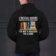 I Rescue Books Trapped In The Bookstore Book Teacher For Men Women Men's Hoodie Back Print, gift for family, gift for coworker I Rescue Books Trapped In The Bookstore Book Teacher For Men Women Men's Hoodie Back Print, gift for family, gift for coworker