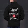 Retired Daycare Teacher Retirement For Daycare Teacher Men's Hoodie Back Print, gift for family, gift for coworker