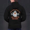 Retro You Can't Scare Me I'm A Math Teacher Cute Ghost Women Men's Hoodie Back Print, gift for family, gift for coworker Retro You Can't Scare Me I'm A Math Teacher Cute Ghost Women Men's Hoodie Back Print, gift for family, gift for coworker