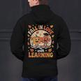 Retro Fall In Love With Learning Pumpkin Leaf Teacher Autumn Men's Hoodie Back Print, gift for family, gift for coworker Retro Fall In Love With Learning Pumpkin Leaf Teacher Autumn Men's Hoodie Back Print, gift for family, gift for coworker