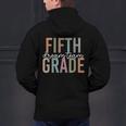 Retro Fifth Grade Dream Team Groovy Teacher Back To School Men Women Girls Kids Men's Hoodie Back Print, Groovy Teacher Hoodies, gift for family, gift for coworker