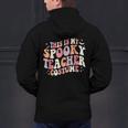 Retro Halloween This Is My Spooky School Teacher Costume Men's Hoodie Back Print, gift for family, gift for coworker Retro Halloween This Is My Spooky School Teacher Costume Men's Hoodie Back Print, gift for family, gift for coworker