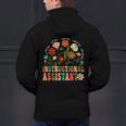 Retro Instructional Assistant Wildflowers Teacher Aide Men's Hoodie Back Print, gift for family, gift for coworker Retro Instructional Assistant Wildflowers Teacher Aide Men's Hoodie Back Print, gift for family, gift for coworker