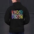 Retro Kindergarten Dream Team Back To School Teacher Kids Men's Hoodie Back Print, gift for family, gift for coworker