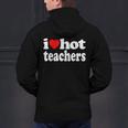 Retro I Love Hot Teachers Vintage I Heart Hot Teacher Men Women Girls Kids Men's Hoodie Back Print, gift for family, gift for coworker