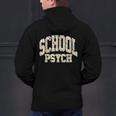 Retro Wildflower School Psych Teacher School Psychologist Men's Hoodie Back Print, gift for family, gift for coworker Retro Wildflower School Psych Teacher School Psychologist Men's Hoodie Back Print, gift for family, gift for coworker