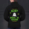 Scary Special Education Ed Teacher Costume Halloween Easy Men's Hoodie Back Print, gift for family, gift for coworker Scary Special Education Ed Teacher Costume Halloween Easy Men's Hoodie Back Print, gift for family, gift for coworker