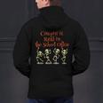 School Office Clerk Creepin' It Real HALLOWEEN Teacher Shirt Men's Hoodie Back Print, gift for family, gift for coworker