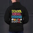 School Social Worker Teacher Caseworker Public Servant LSW Men's Hoodie Back Print, gift for family, gift for coworker School Social Worker Teacher Caseworker Public Servant LSW Men's Hoodie Back Print, gift for family, gift for coworker