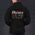 Science Of Reading Teacher Phonics Is My Love Language Men's Hoodie Back Print, Science Teacher Hoodies, gift for family, gift for coworker Science Of Reading Teacher Phonics Is My Love Language Men's Hoodie Back Print, Science Teacher Hoodies, gift for family, gift for coworker