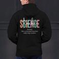 Science Teacher Definition For Women & Men Men's Hoodie Back Print, Science Teacher Hoodies, gift for family, gift for coworker