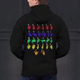 Sign Language Alphabet For ASL Interpreter Deaf Teacher Stud For Men Women Girls Kids Men's Hoodie Back Print, gift for family, gift for coworker