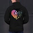 Sign Language Heart ASL For Deaf Teacher Men's Hoodie Back Print, gift for family, gift for coworker Sign Language Heart ASL For Deaf Teacher Men's Hoodie Back Print, gift for family, gift for coworker