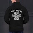 Singing Voice Singer Choir Chorus Music Teacher For Men Women Girls Kids Men's Hoodie Back Print, gift for family, gift for coworker