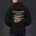 Social Studies Is Relevant History Teacher History Buff Men's Hoodie Back Print, History Teacher Hoodies, gift for family, gift for coworker