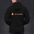 Solar System Teacher Video Games Sun Eating Planets Men's Hoodie Back Print, gift for family, gift for coworker