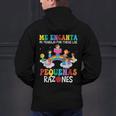 Spanish Teacher Bilingual Teacher Maestra Maestras Men's Hoodie Back Print, gift for family, gift for coworker