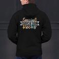 Special Education Rocks Sped Teacher Students Back To School Men's Hoodie Back Print, gift for family, gift for coworker