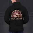 Special Education Shirt Teacher SPED Leopard Boho Rainbow Men's Hoodie Back Print, gift for family, gift for coworker Special Education Shirt Teacher SPED Leopard Boho Rainbow Men's Hoodie Back Print, gift for family, gift for coworker
