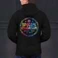 Special Education Squad Dream Team SPED Teacher Back School Men's Hoodie Back Print, gift for family, gift for coworker Special Education Squad Dream Team SPED Teacher Back School Men's Hoodie Back Print, gift for family, gift for coworker