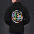 Special Education Teacher SPED Squad Team Kids Men Groovy Men's Hoodie Back Print, Groovy Teacher Hoodies, gift for family, gift for coworker Special Education Teacher SPED Squad Team Kids Men Groovy Men's Hoodie Back Print, Groovy Teacher Hoodies, gift for family, gift for coworker