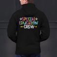 Special Educators Special Ed Teacher Special Education Crew Men's Hoodie Back Print, gift for family, gift for coworker
