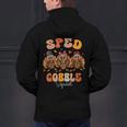 Sped Teacher Gobble Squad Thanksgiving Special Education Men's Hoodie Back Print, gift for family, gift for coworker Sped Teacher Gobble Squad Thanksgiving Special Education Men's Hoodie Back Print, gift for family, gift for coworker
