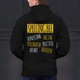 Spelling Bee Halloween Pun Costume Beekeeper Teacher Men's Hoodie Back Print, gift for family, gift for coworker
