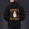 Spooky ESL Teacher Ghost Halloween School Women Men's Hoodie Back Print, Esl Teacher Hoodies, gift for family, gift for coworker Spooky ESL Teacher Ghost Halloween School Women Men's Hoodie Back Print, Esl Teacher Hoodies, gift for family, gift for coworker