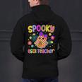 Spooky ESOL Teacher Halloween ESOL Teaching Coquette Men's Hoodie Back Print, gift for family, gift for coworker Spooky ESOL Teacher Halloween ESOL Teaching Coquette Men's Hoodie Back Print, gift for family, gift for coworker
